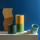Flower Planter | Matte Texture | Features Drainage Hole and Saucer | Nordic Style Pot