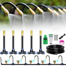 20 Meter Garden Misting System – Patio Cooling & Irrigation with 20 Brass Jets