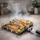 Grill Basket | Stainless Steel | Even Heat Distribution | BBQWend