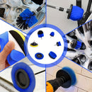 28-Piece Brush Set for Automatic Car Washing with Drill Attachments and Bag