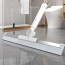 3-in-1 Silicone Floor Sweeper with Telescopic Handle and 180° Rotating Head