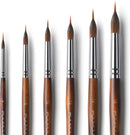Detailing Brush Kit | Fine Lines & Precision | Wooden Handle | PinPointPro