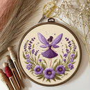 Embroidery Kit Fairy Girl | Pattern Pre-Printed | Video Lessons and Instructions | CraftLuna