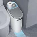 10L Whisper-Quiet Bathroom Waste Bin - Space Efficient Design