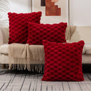 3D Textured Velvet Pillow Cover