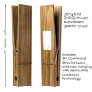 1+1 FREE | Clothespin Towel Holder – Add Cozy Rustic Charm and Strong Grip to Your Home