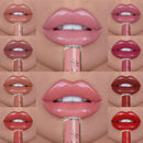 12 Shades of Creamy Lipstick - Colorful Texture
