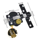 Gate Lock with Key | Rust-Resistant | Spring Bolt | GateSecure