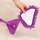 Adjustable Rotatable Triangle Cleaning Mop | 180° Swiveling Mop Head | Telescopic Pole | Cleaning Mop | Angle of Mop Position