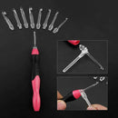 LED Crochet Hook Kit | Illuminated Tip | Interchangeable Heads | LumiStitch