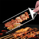 Stainless Steel BBQ Skewer | Dual-Tine Style | Slide Scraper for Simple Cleaning | SpießPro