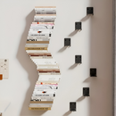 Floating Wall Shelf | Stealth Suspension Style for Books | Robust Iron Mounting Bracket | FloatShelf