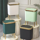 15L Indoor Waste Bin with Flip Lid and Elevated Base