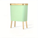 15L Indoor Waste Bin with Flip Lid and Elevated Base