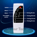 16-Inch Blade-Free Cooling Fan with Remote Control