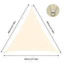 Sun Sail | Triangle Patio Shade | Water-Repellent and UV Resistant | AeriCover
