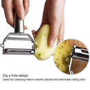 2-in-1 Vegetable Peeler with Julienne Blade – Stainless Steel Design