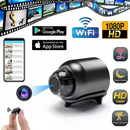 4K HD Mini Security Camera with Wide-Angle Lens and Storage Features