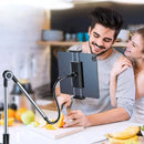 360° Adjustable Clamp Gooseneck Holder for Phone and Tablet, 100 cm