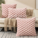 3D Textured Velvet Pillow Cover