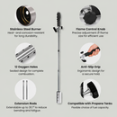 Weed Torch | Sustainable Weed Control | Adjustable Flame Rod | Flammix
