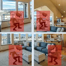 Surveillance Camera | 360° Pan Rotation | Night Vision and Motion Detection | HomeOrbit