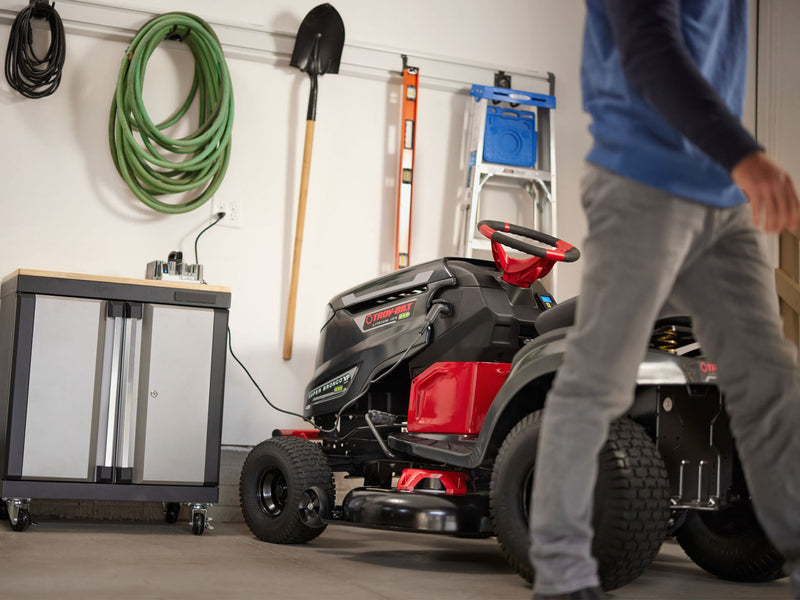 Troy-Bilt Bronco 42E XP – 42” 56V MAX Lithium-Ion Electric Riding Lawn Tractor