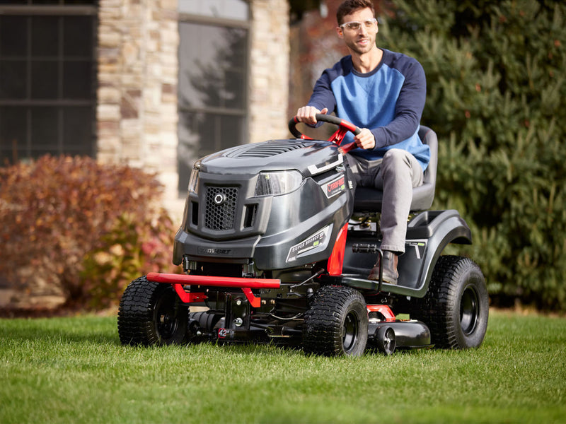 Troy-Bilt Bronco 42E XP – 42” 56V MAX Lithium-Ion Electric Riding Lawn Tractor