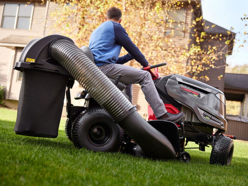 Troy-Bilt Bronco 42E XP – 42” 56V MAX Lithium-Ion Electric Riding Lawn Tractor