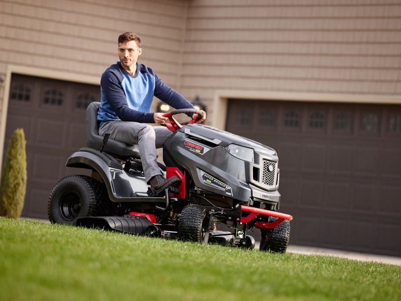 Troy-Bilt Bronco 42E XP – 42” 56V MAX Lithium-Ion Electric Riding Lawn Tractor