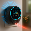360-Degree Ultrasonic Insect Deterrent Device