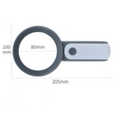 30X Lightweight Handheld Magnifier for Effortless Reading