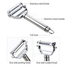 2-in-1 Vegetable Peeler with Julienne Blade – Stainless Steel Design