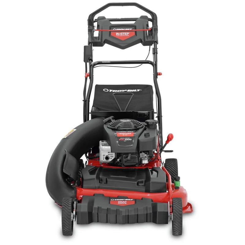 Troy-Bilt 3-N-1 Self-Propelled RWD Gas Lawn Mower, 195cc Engine