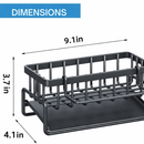 Kitchen Sink Organizer | Corrosion-Resistant | Features Towel Bar | AquaRack