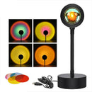 Sunset Lamp | 16 Colors + Remote LED Projector Table Lamp with USB Nightstand Light