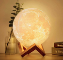 Wireless LED Rechargeable Table Lamp Magical Moon Lamp - Nightstand | Living Room Lamp