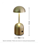 LuminaCrescent – Wireless Adjustable LED Metal Desk Lamp | Contemporary Touch Control