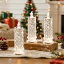 3+1 FREE | LED Crystal Candle Holders – Create Enchanting Atmospheres Safely