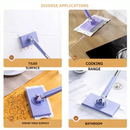 Floor Cleaner | 360° Swiveling Flat Mop Head | Touch-Free Pad Replacement | MopMate
