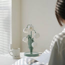 Table lamp featuring a bell orchid
