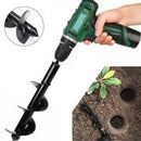 Garden Earth Drill Bit | Spiral Auger | Fits Cordless Drills and Screwdrivers | GardenDrill