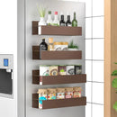 Spice Organizer | 4-Piece, Magnetic – Powder-Coated | Drill-Free Installation | KitchenDock