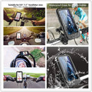 360° Rotating Waterproof Phone Mount for Bicycles