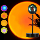Sunset Lamp | 16 Colors + Remote LED Projector Table Lamp with USB Nightstand Light