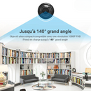 4K HD Mini Security Camera with Wide-Angle Lens and Storage Features