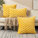 3D Textured Velvet Pillow Cover