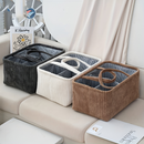 Storage Basket | Open Frame | Fabric Bin That Holds Shape | HomeCaddy