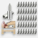 40 Pack of Self-Drilling Shelf Brackets