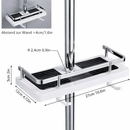 Adjustable | Drill-Free | Rustproof Stainless Steel | ShowerFlex